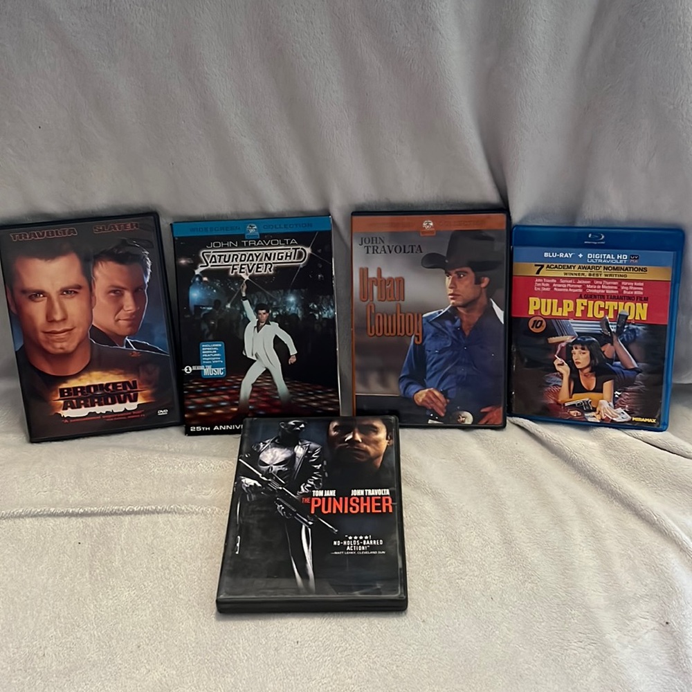 John Travolta, 5 movie collection